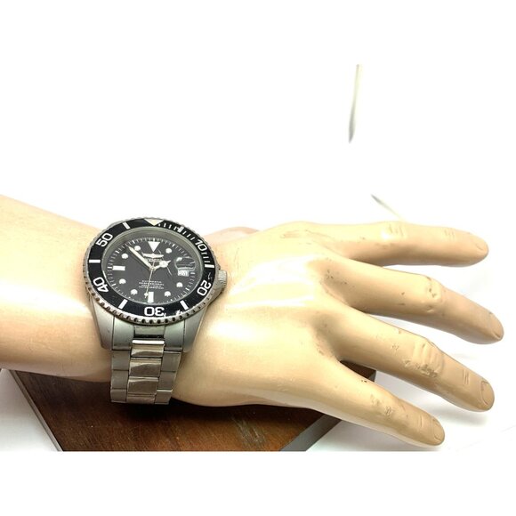 Invicta Men's Watch 0420 Pro Diver Automatic Titanium Black Dial Date 45mm USED - Picture 5 of 15